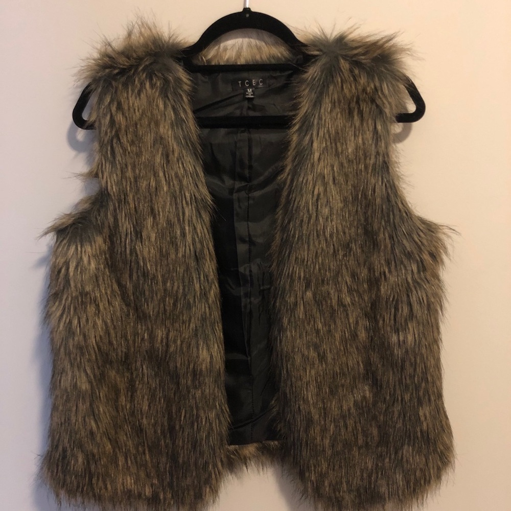 TCEC Faux Fur Vest